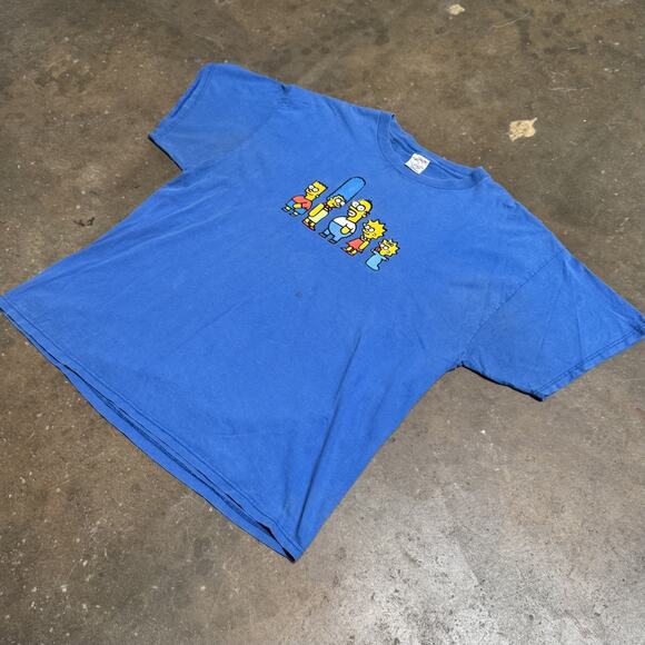 Vintage 2002 Matt Groening THE SIMPSONS Puff Print T-SHIRT XL - Picture 4 of 7